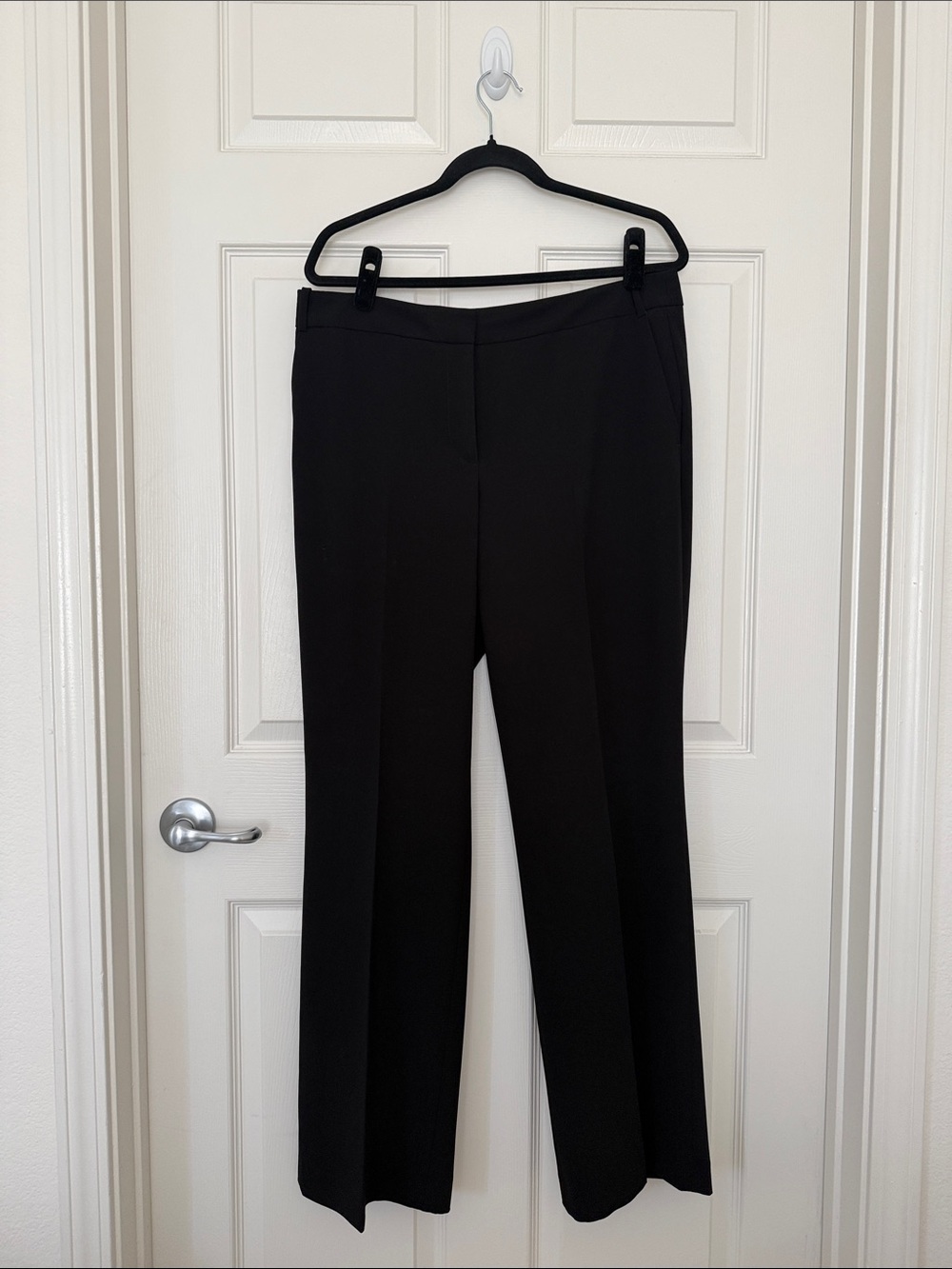 John Lewis, Women's Black Eva Crepe Bootcut Trousers, size 14